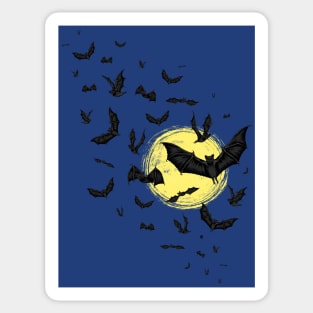 Bat Swarm Sticker